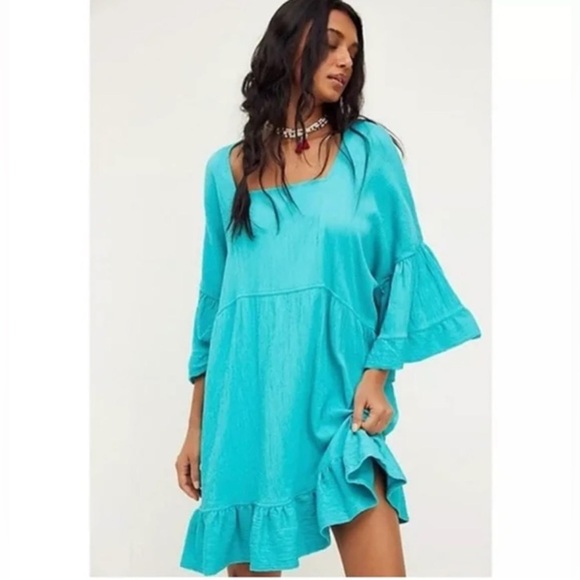 free people el mar mini dress Free People FP Beach El Mar Mustard Yellow